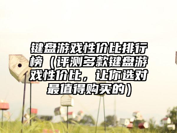 键盘游戏性价比排行榜（评测多款键盘游戏性价比，让你选对最值得购买的）